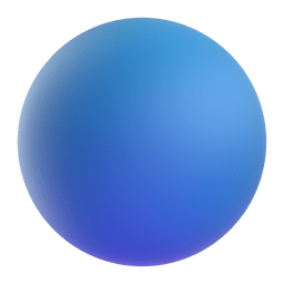 large blue circle 1f535