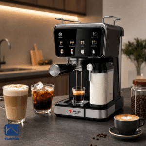 اسپرسوساز خانگی مباشی مدل ECM2505 با مخزن شیر