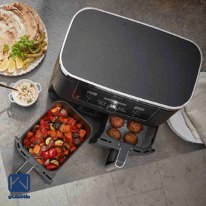 داخل محفظه سرخ کن بدون روغن نینجا AF400