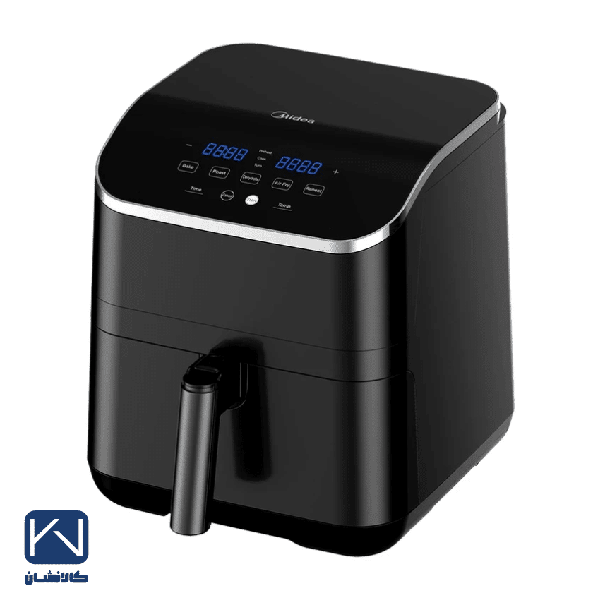 نمای زاویه دار سرخ کن بدون روغن میدیا مدل MF-CN55D2