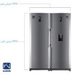 یخچال و فریزر دوقلو کلور مدل FNT 101- RNT 101 | سری 70