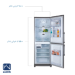 یخچال و فریزر 27 فوت کلوِر مدل FRNT101