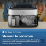 قابلیت Air Steam در سرخ کن فیلیپس NA555/09